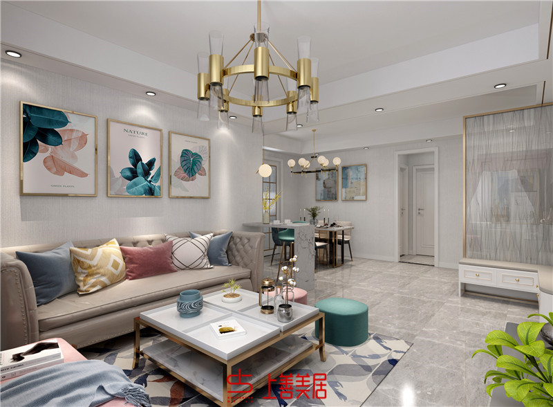 天河悅城/118㎡/現(xiàn)代輕奢