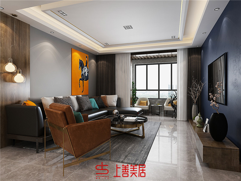 翠屏龍?jiān)?40㎡輕奢