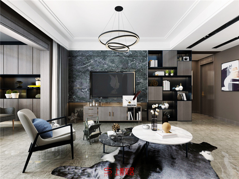 公園城135㎡現(xiàn)代臺式