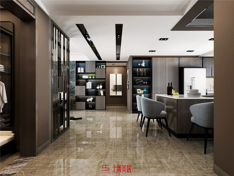 公園城135㎡現(xiàn)代臺式