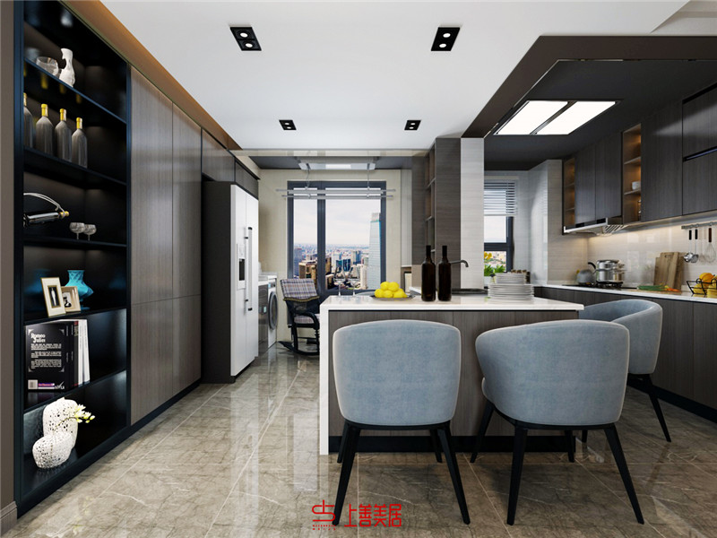 公園城135㎡現(xiàn)代臺式