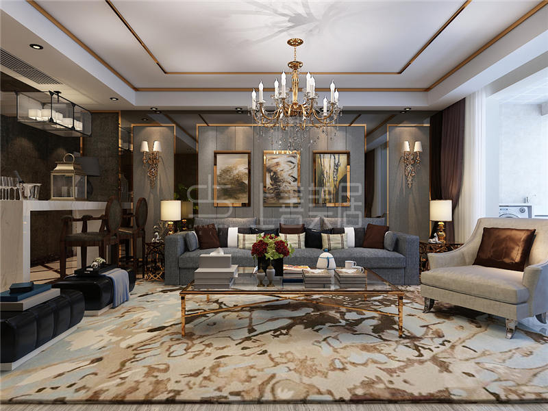 嘉苑小區(qū)/180平/后奢風(fēng)