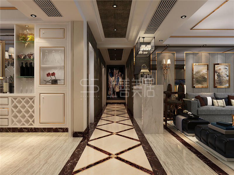 嘉苑小區(qū)/180平/后奢風(fēng)