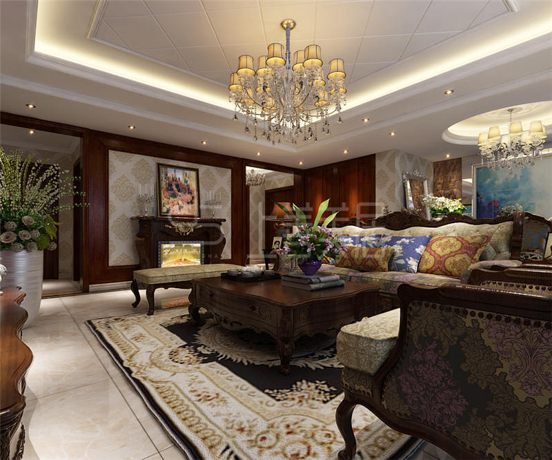 天山熙湖/320平/簡歐風格