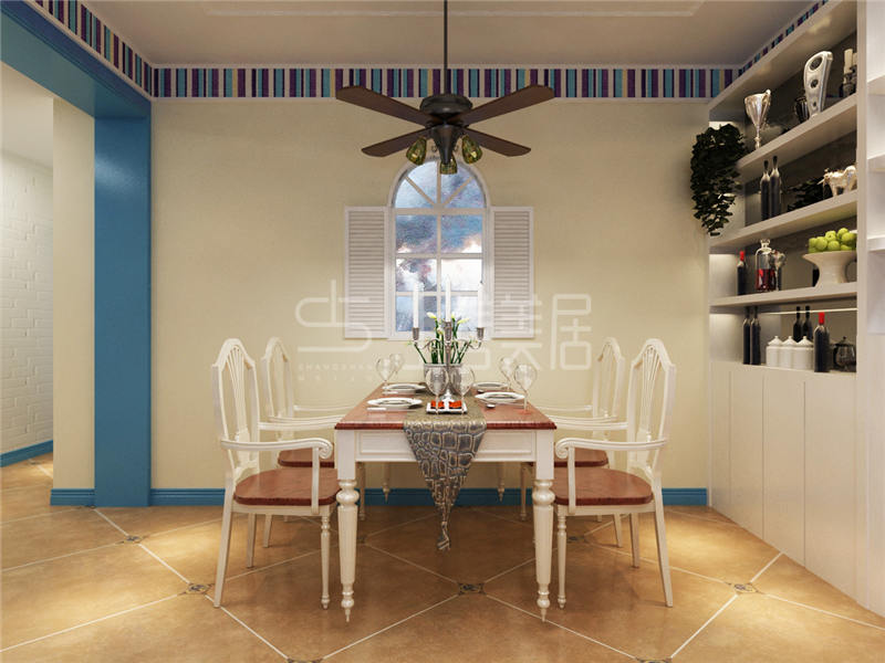 新源燕府110平地中海風(fēng)格