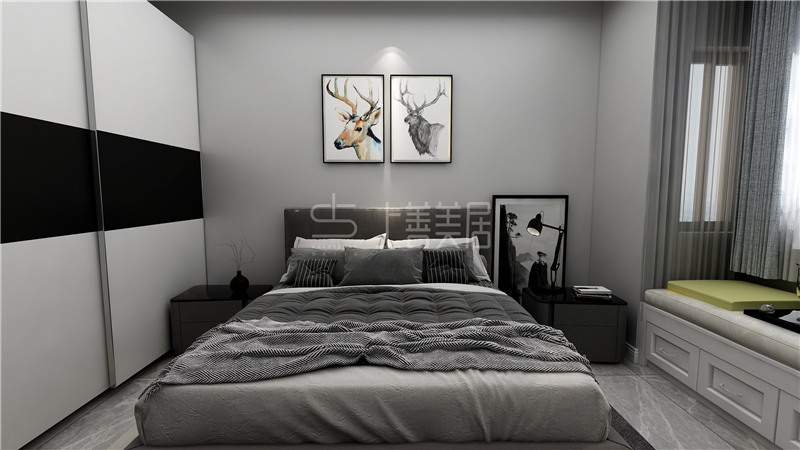 天悅城90平現(xiàn)代簡約