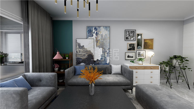 天悅城90平現(xiàn)代簡約