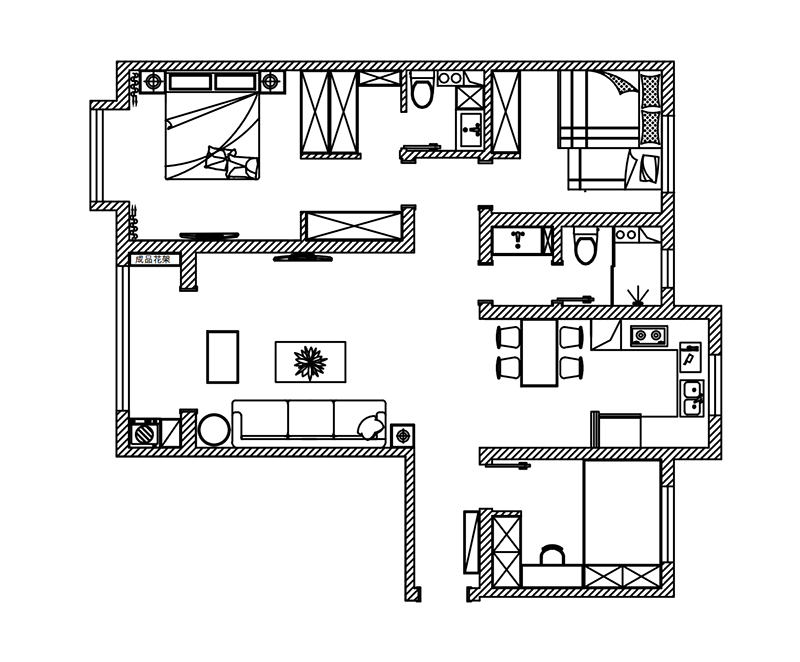 紫晶悅城/132平/后現(xiàn)代風(fēng)格
