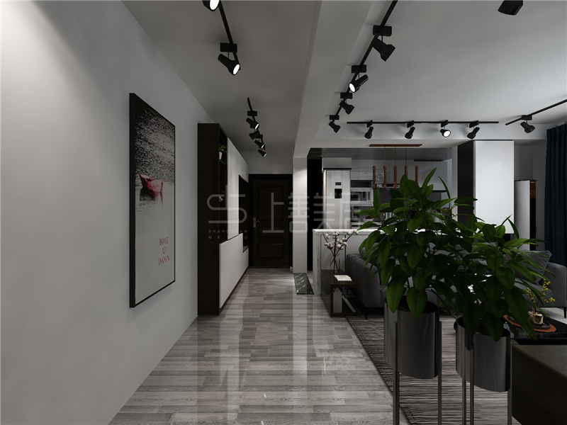 上城浩林園89平現(xiàn)代極簡(jiǎn)