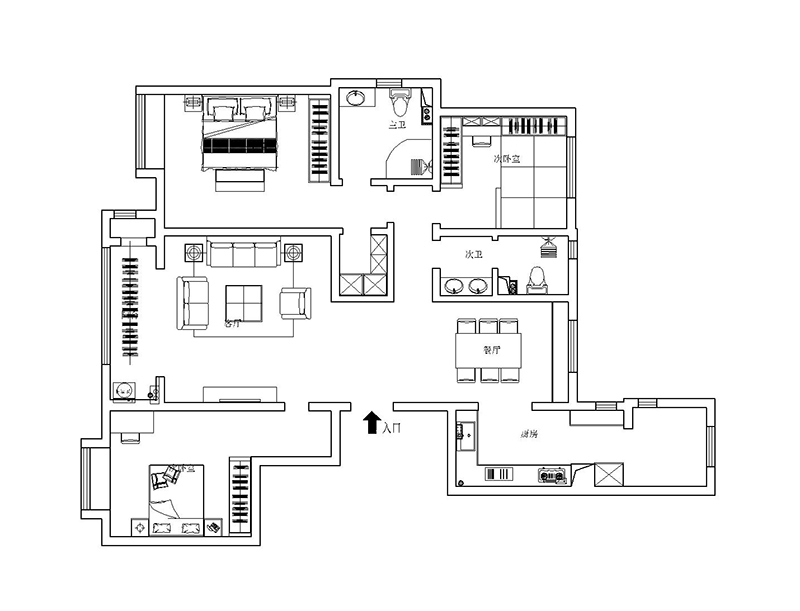 華林國(guó)際172平新中式