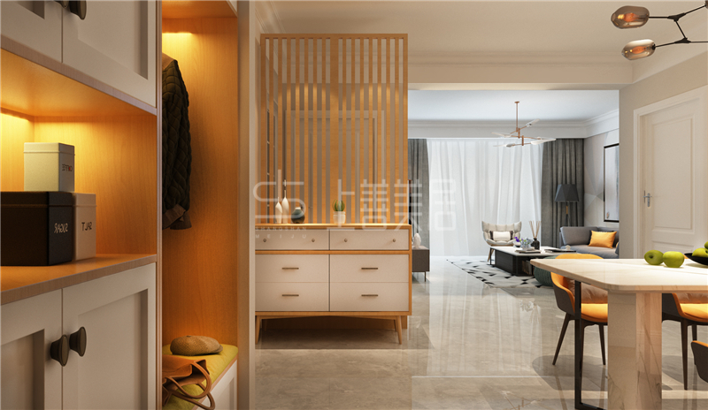 盛邦大都會(huì)/80平/簡(jiǎn)約原木風(fēng)格