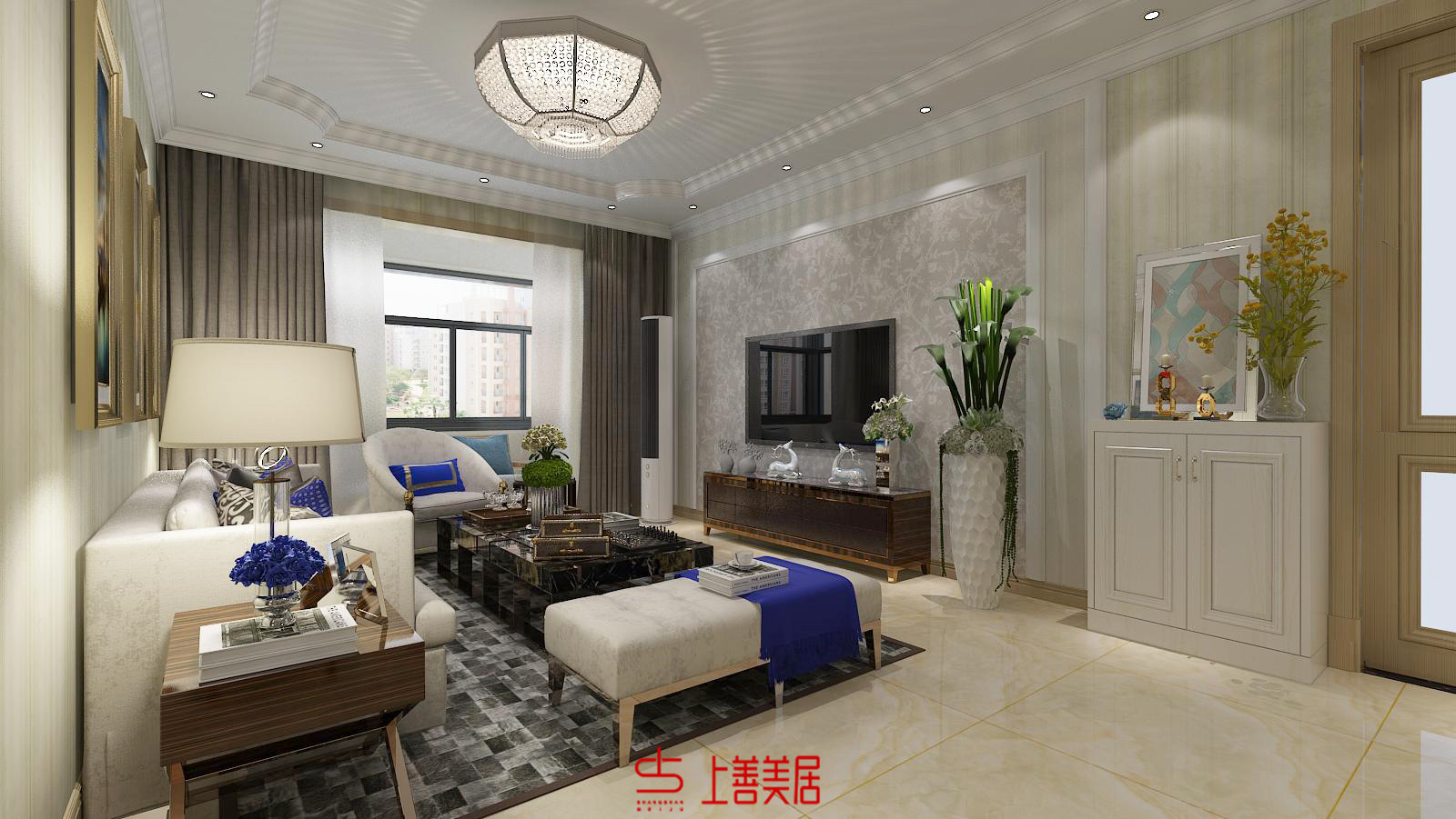 陽光水岸125平現(xiàn)代簡約