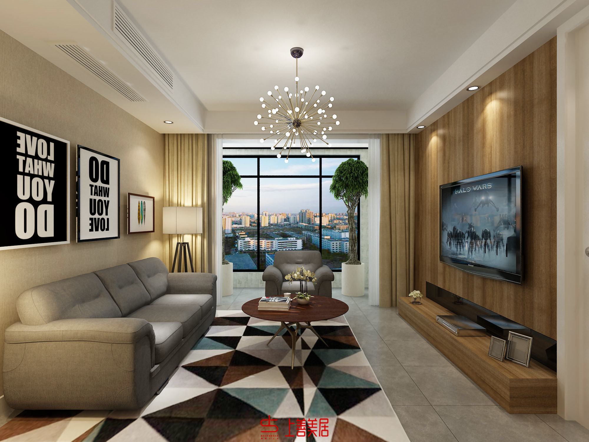 紫林灣96平現(xiàn)代簡(jiǎn)約