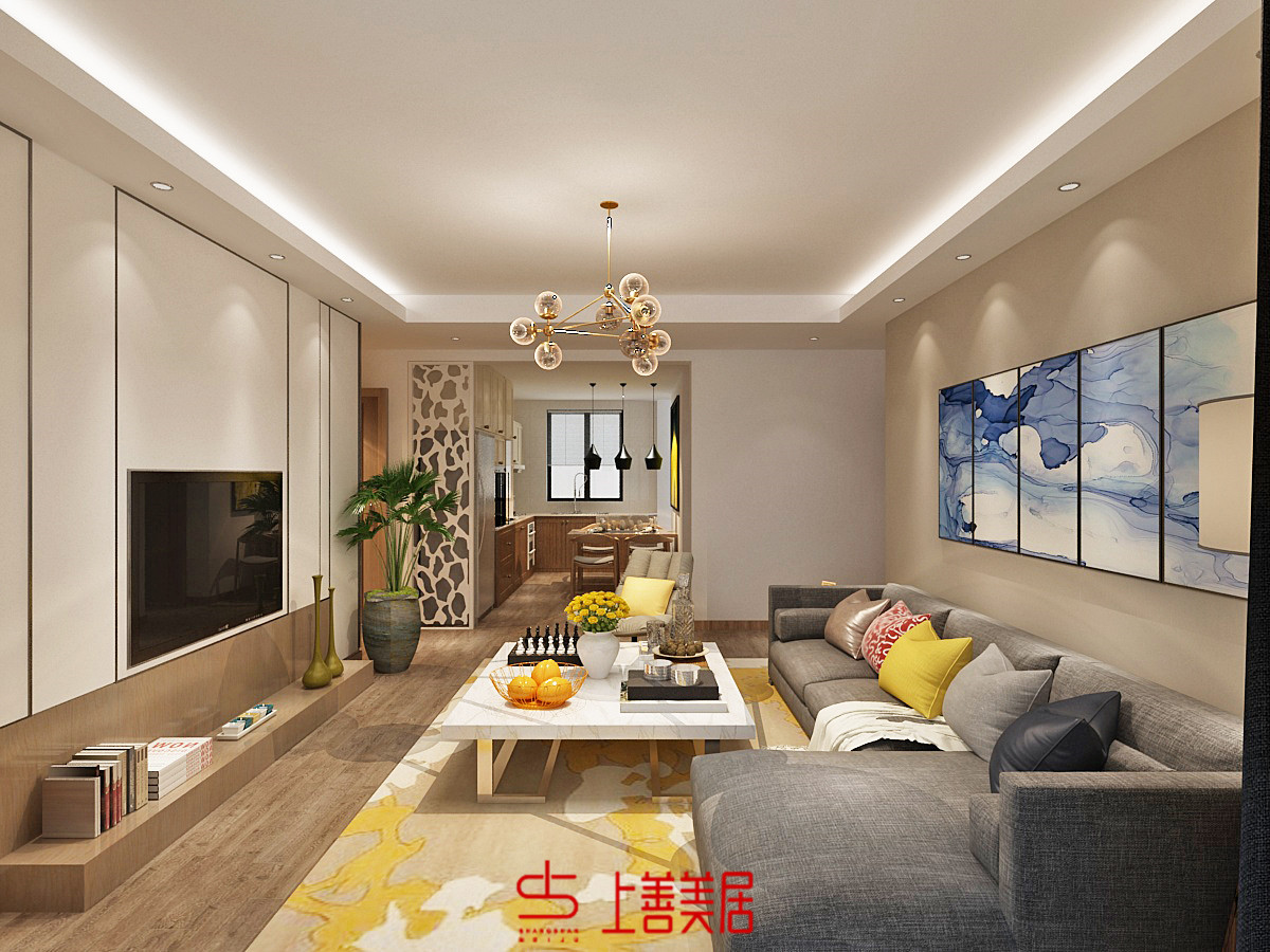 玫瑰灣110平現(xiàn)代簡(jiǎn)約