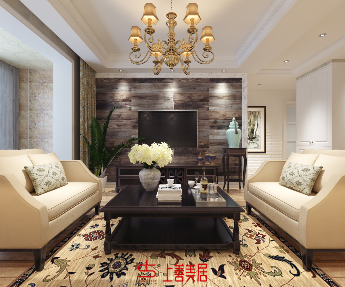 東盛紫御府140平美式簡(jiǎn)約