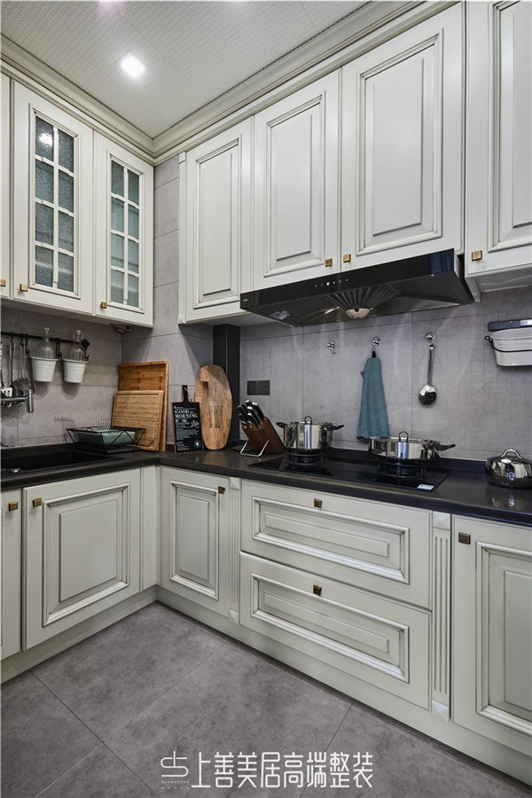 正定自建別墅326平美式裝修效果圖