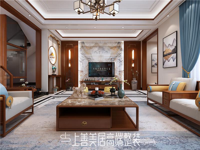 原河名墅450平米裝修效果圖 原河名墅450平米裝修效果圖