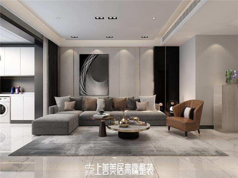 白金漢府130平簡約風格