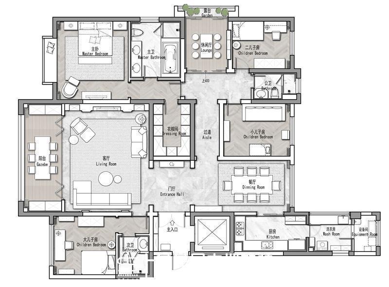 華林國(guó)際210平北歐