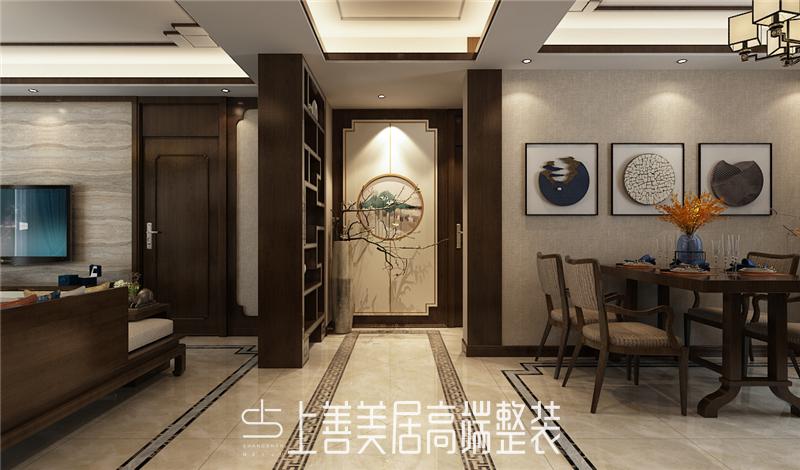 健康城140㎡簡中裝修效果圖