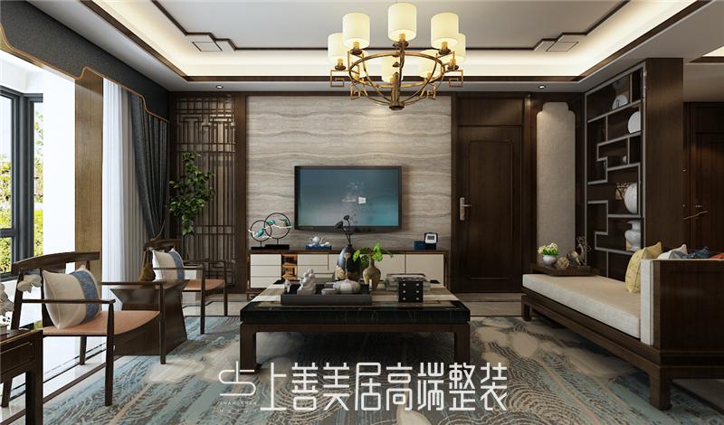 健康城140㎡簡中裝修效果圖