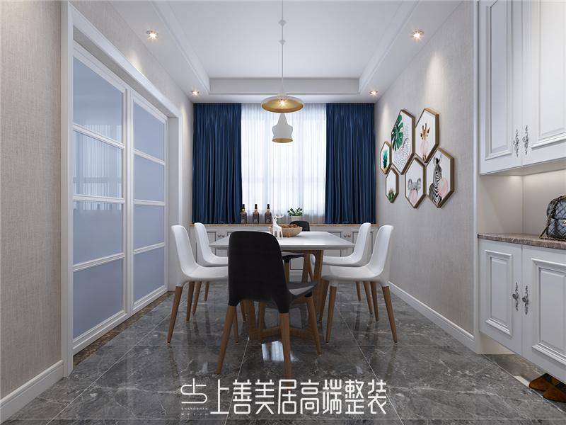 鹿泉健康城130平現(xiàn)代裝修效果圖