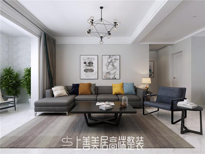 建和園130平簡(jiǎn)約裝修效果圖