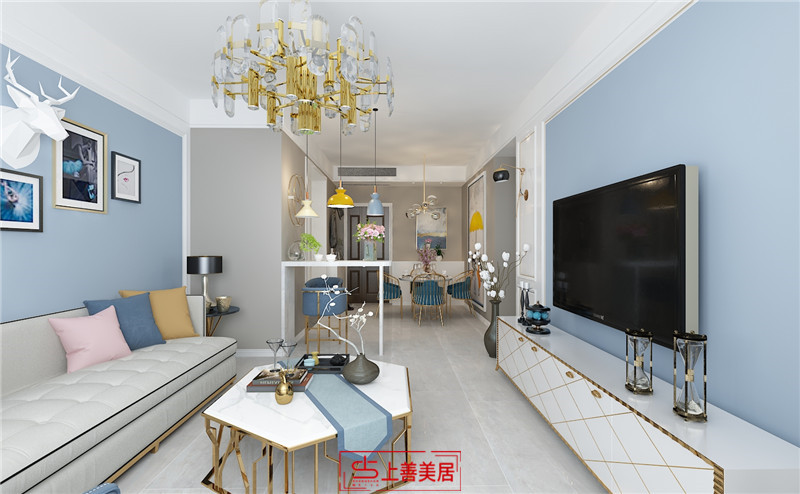 天河悅城/89㎡/北歐輕奢