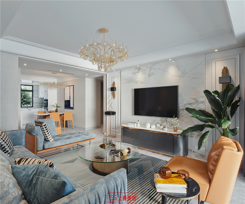 匯君城/現(xiàn)代輕奢/130㎡