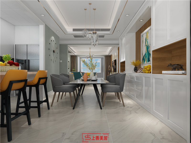 榮盛城/135㎡/現(xiàn)代簡約