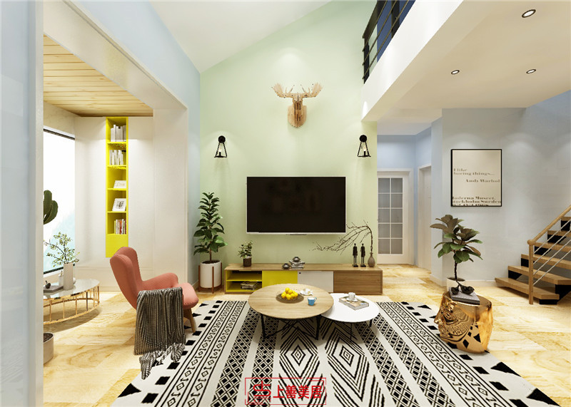 石門(mén)小區(qū)/150㎡/復(fù)式北歐