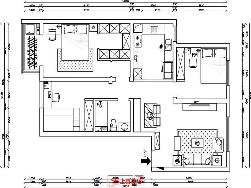 恒潤(rùn)家園/120㎡/現(xiàn)代