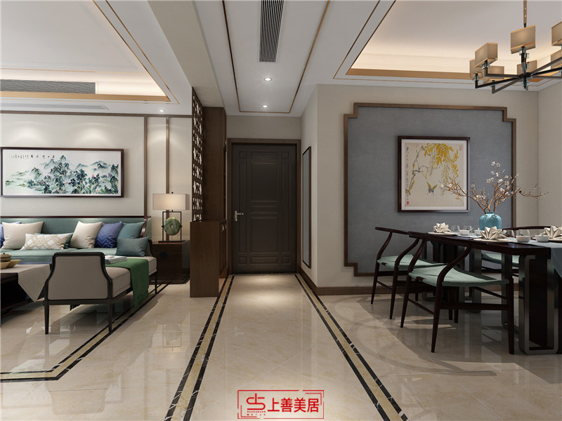 國(guó)赫天著/135㎡/新中式