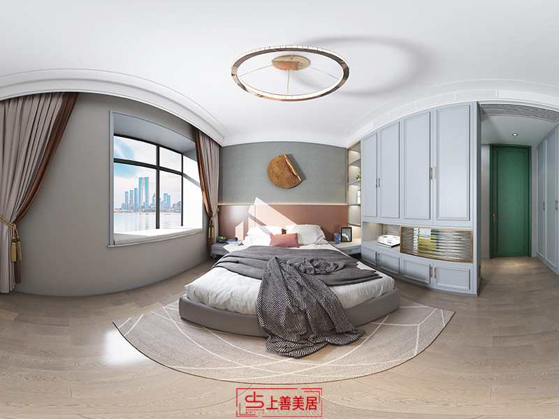 金輝優(yōu)步大道143平簡美風(fēng)格臥室