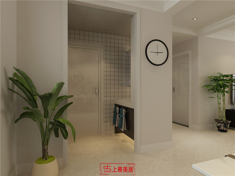 榮盛城130平現(xiàn)代風格裝修效果圖