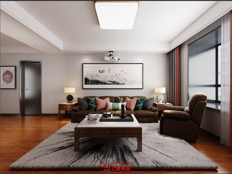 盛世天驕/109㎡/新中式風格