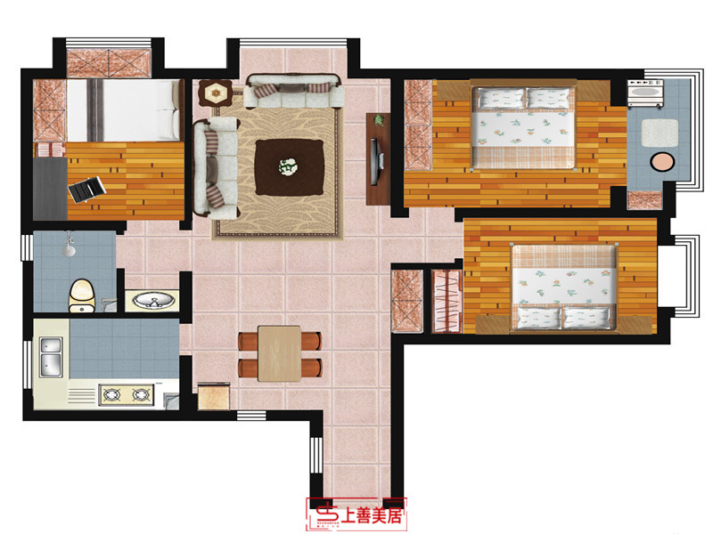 健康城/117㎡/現(xiàn)代