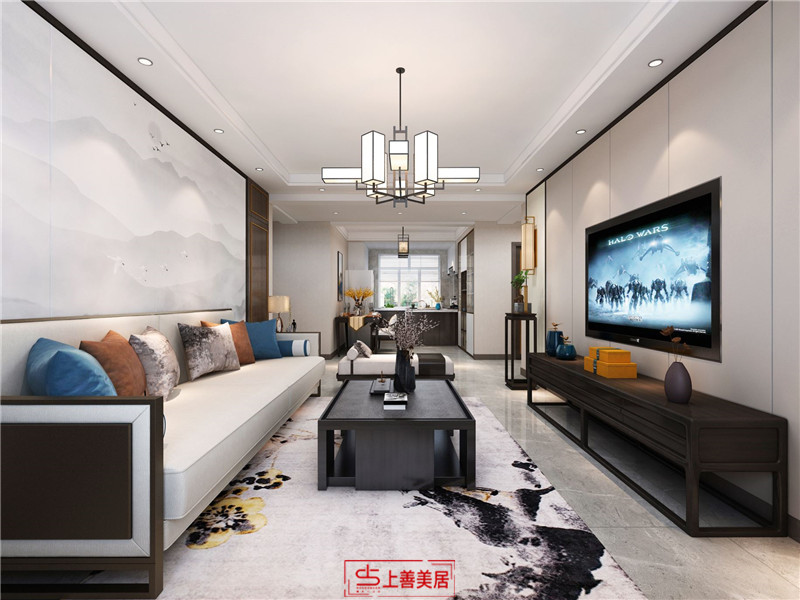 富達(dá)山莊/130㎡/新中式