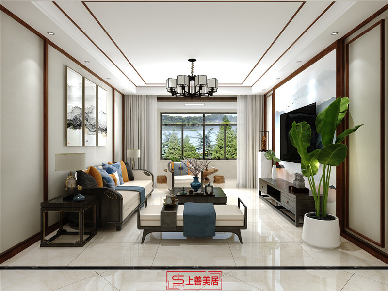 潤(rùn)德天悅城/110平米/新中式