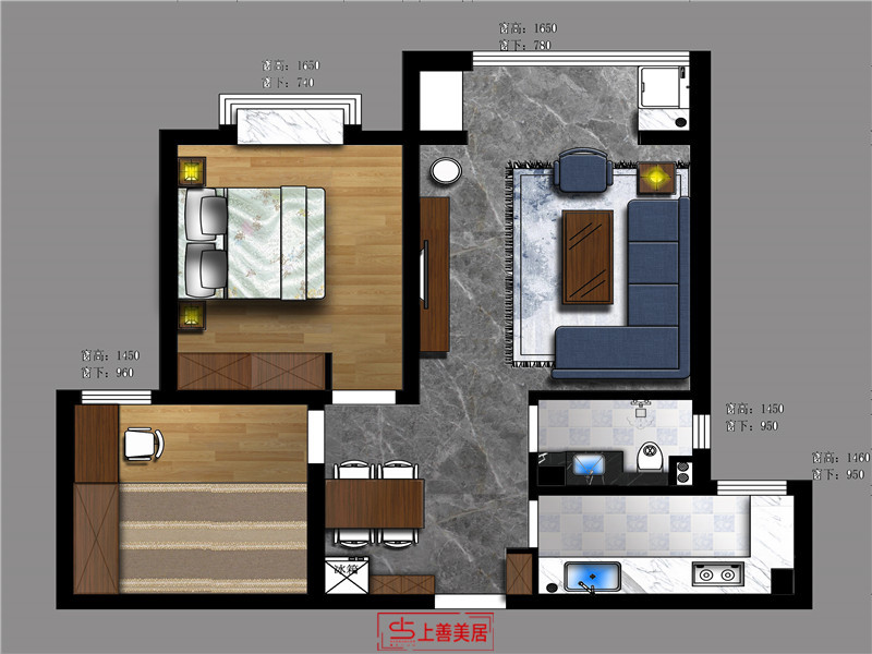 中山凱旋門(mén)/83㎡/簡(jiǎn)約