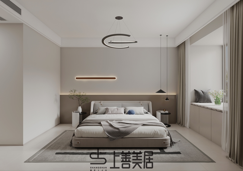 金橋華府138平米奶油風(fēng)裝修設(shè)計(jì)