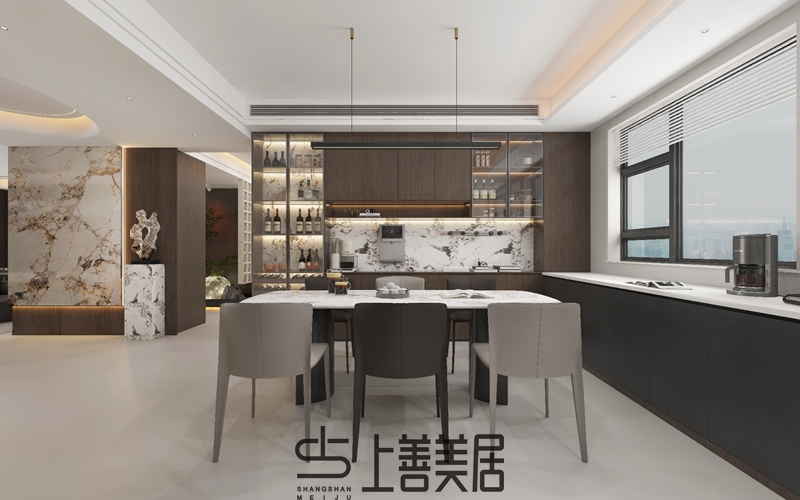 錦繡壹品200平意式輕奢裝修效果圖