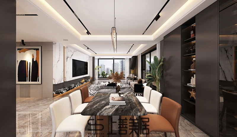 瑞凝府211㎡四室兩廳效果圖