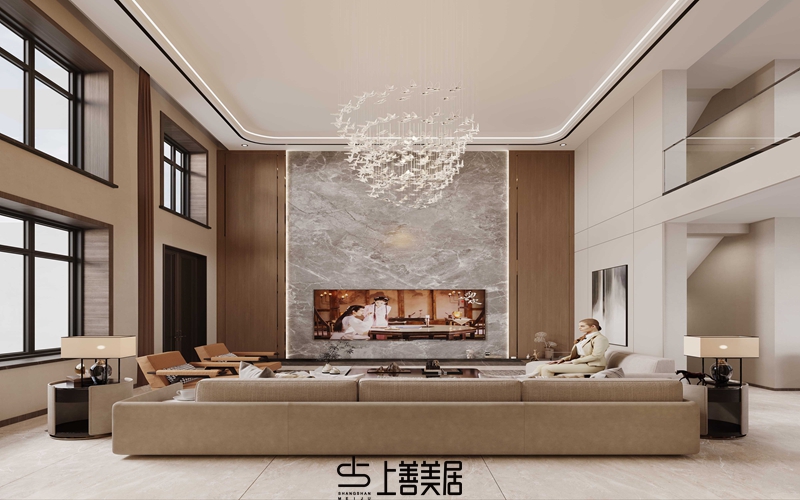 榮盛御府350平現(xiàn)代簡約風格案例