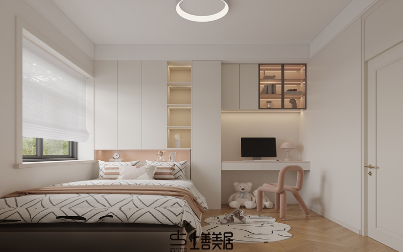 欒城林蔭春天170平法式效果圖04