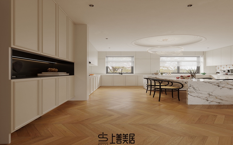 欒城林蔭春天170平法式效果圖08