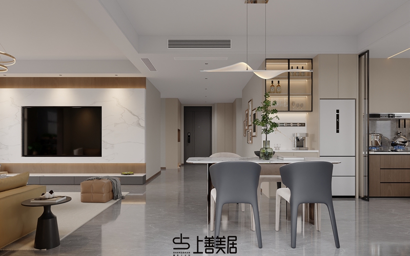 瑞凝府181㎡現(xiàn)代輕奢風(fēng)格效果圖