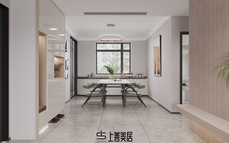 格林公館140平現(xiàn)代簡(jiǎn)約風(fēng)格效果圖07