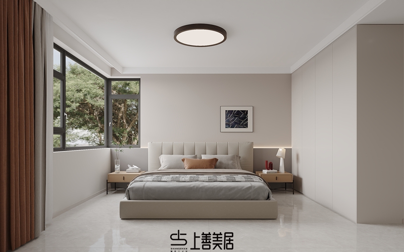 國(guó)仕山130平現(xiàn)代簡(jiǎn)約裝修設(shè)計(jì)02