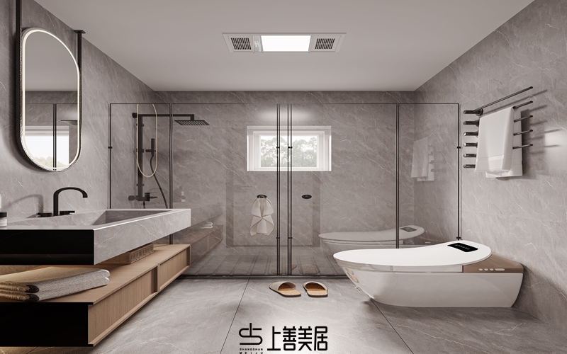 孔雀城350㎡田園風別墅裝修設計